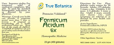 Formicum Acidum 6X - Formicum Acidum 6X 25 gm v1 6 2013